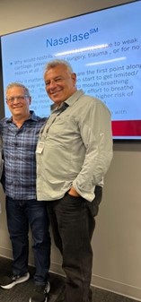 Dr Tom Gionis and Dr Shiffman Dr. Tom Gionis and Dr. Shiffman standing side by side