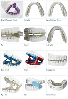 Sample of Various Oral Dental Devices